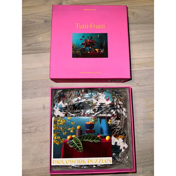 Piecework Puzzle Multi Tutti-Frutti 500 Piece Floral Doan Ly Mother's Day NEW - Picture 3 of 3